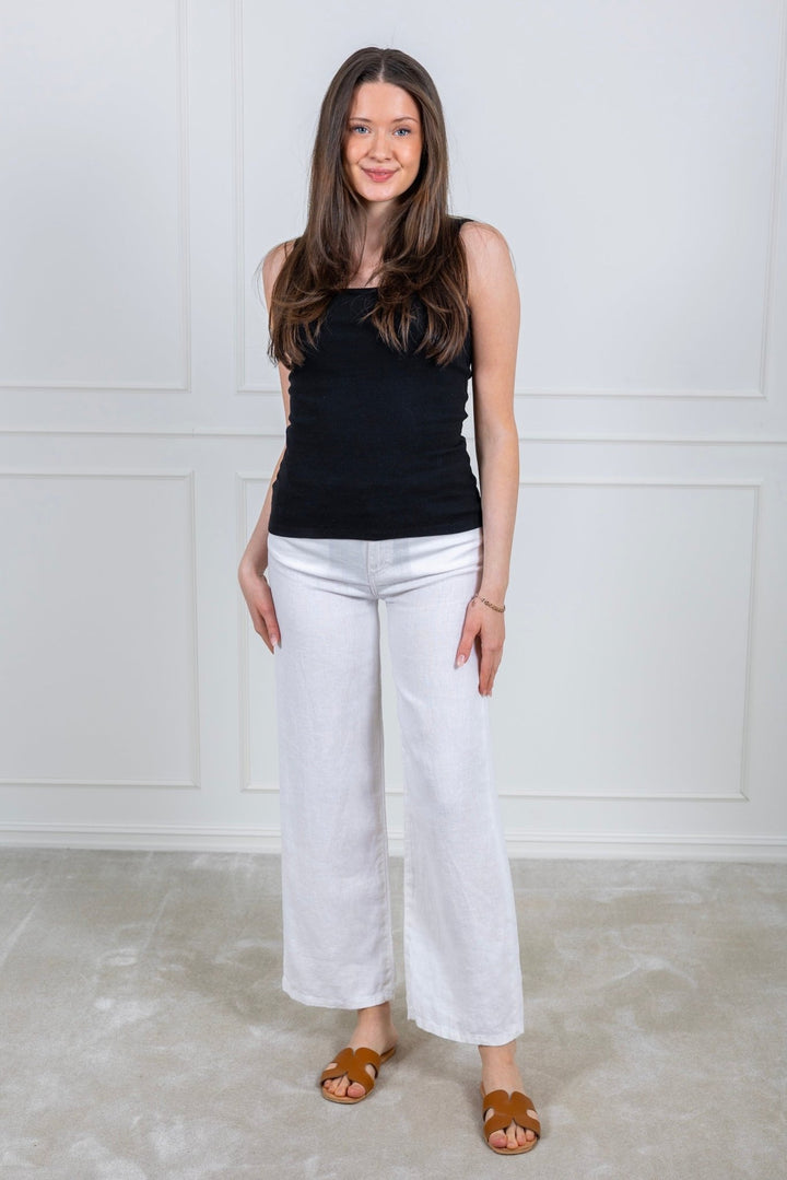 Culotte Jeans White