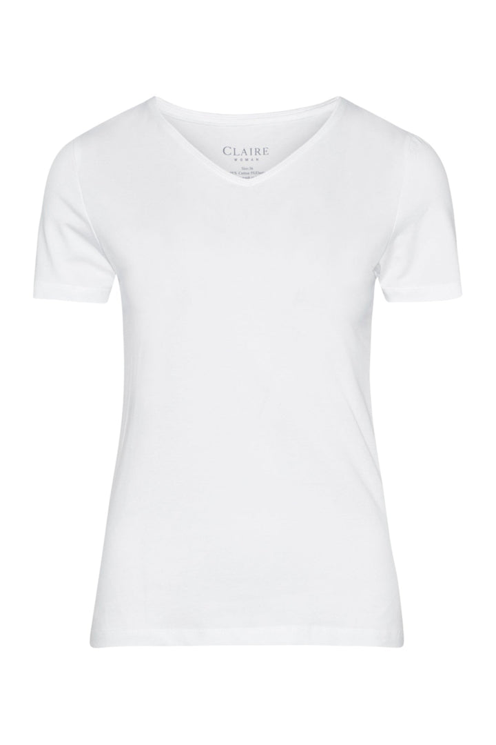 Cwaida - T-Shirt White | Skjorter og bluser | Smuk - Dameklær på nett