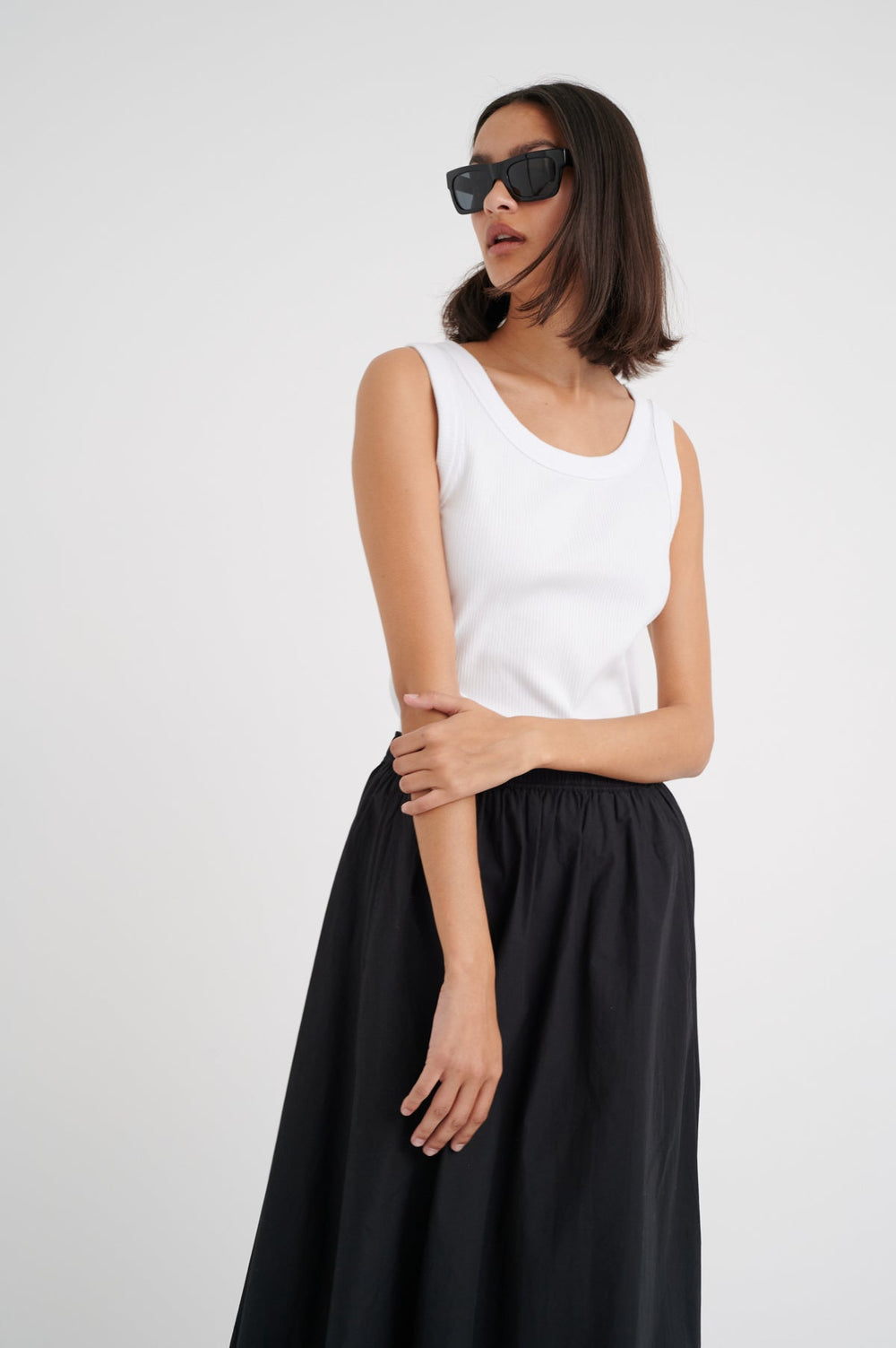 Dagna Tank Pure White | Topper | Smuk