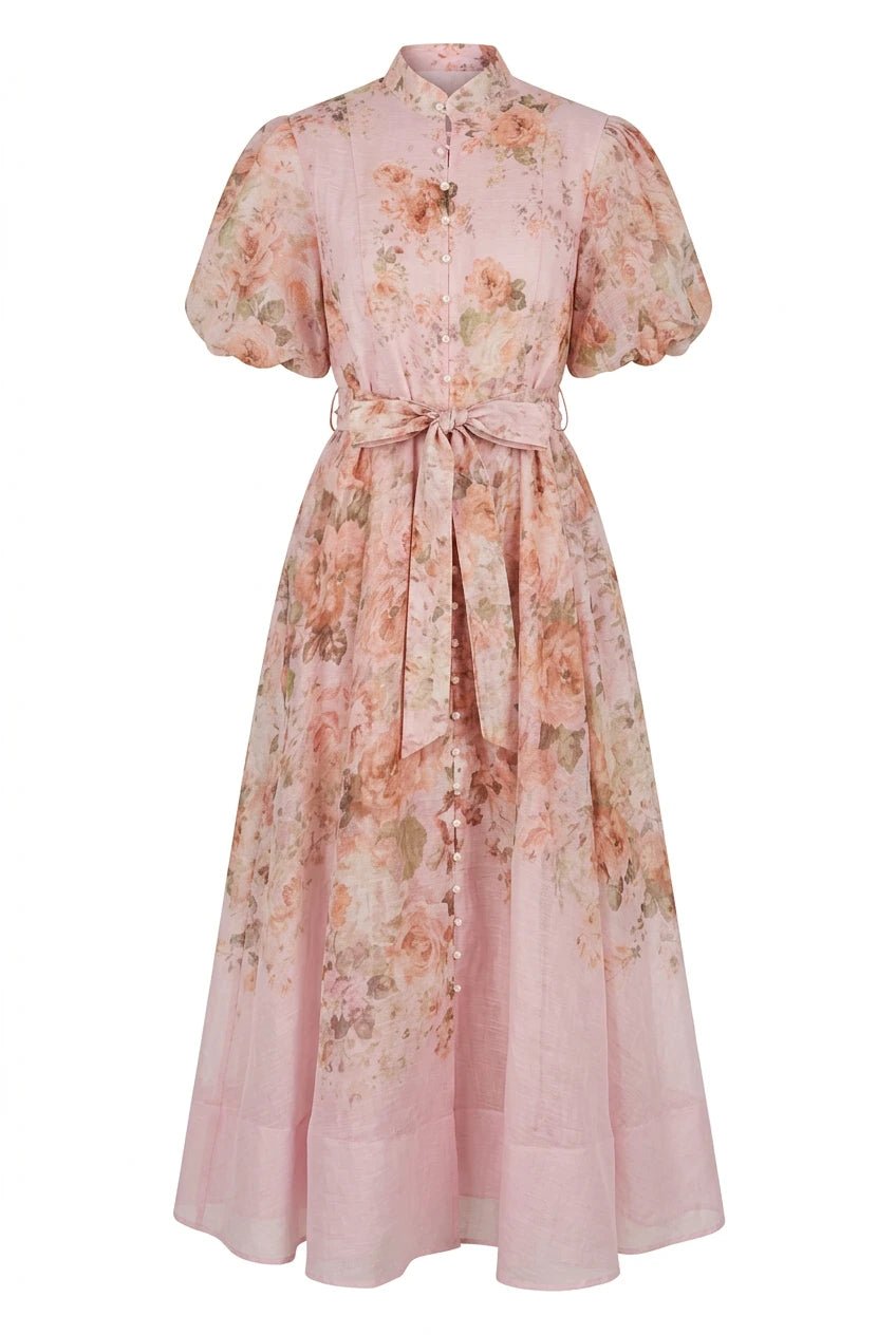 Daisy Midi Dress Rose | Kjoler | Smuk