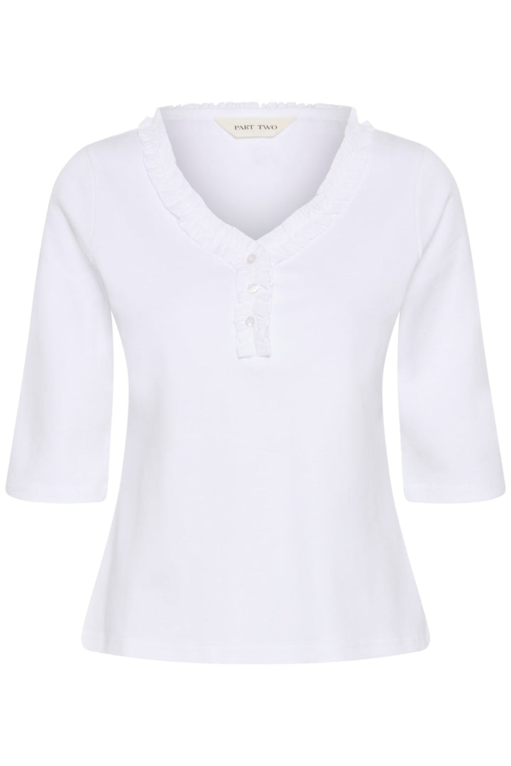 Dalilla T-Shirt Bright White | Topper | Smuk