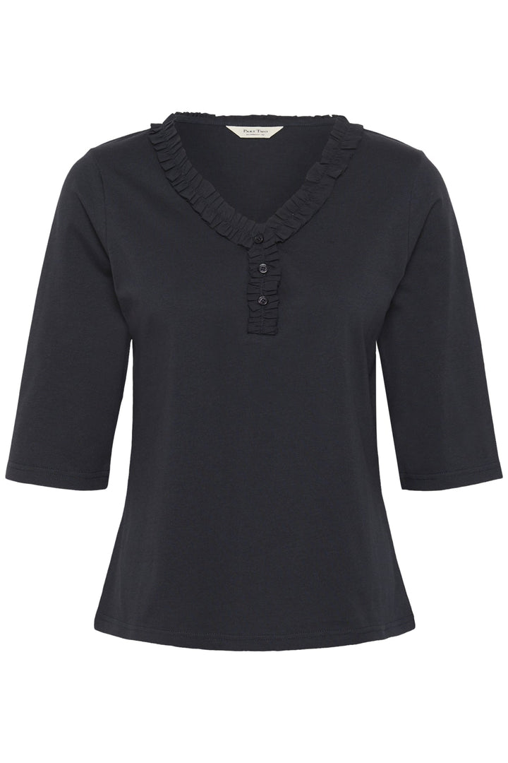 Dalilla T-Shirt Dark Navy | Topper | Smuk