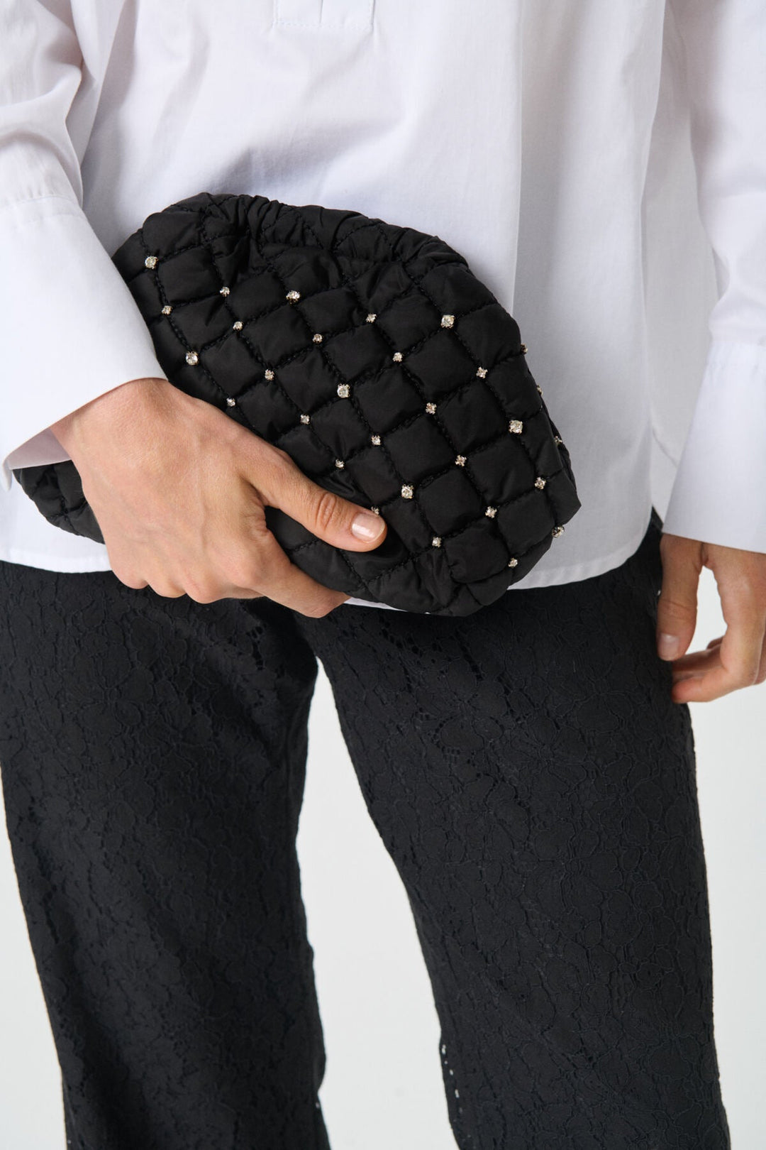 Dalini Bag Black And Simili Stones | Vesker | Smuk - Dameklær på nett