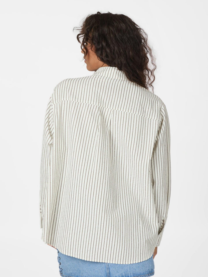 Dalma Crepe Stone Shirt Brown | Skjorter og bluser | Smuk - Dameklær på nett