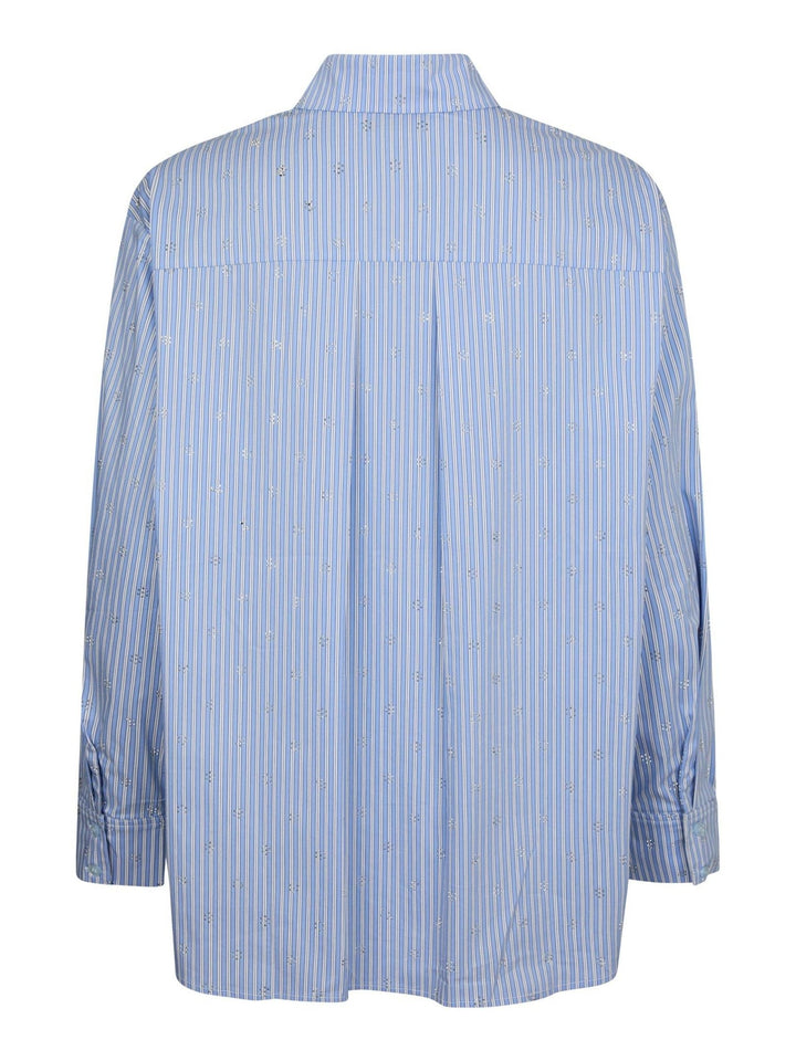 Dalma Decoration Shirt Light Blue | Skjorter og bluser | Smuk