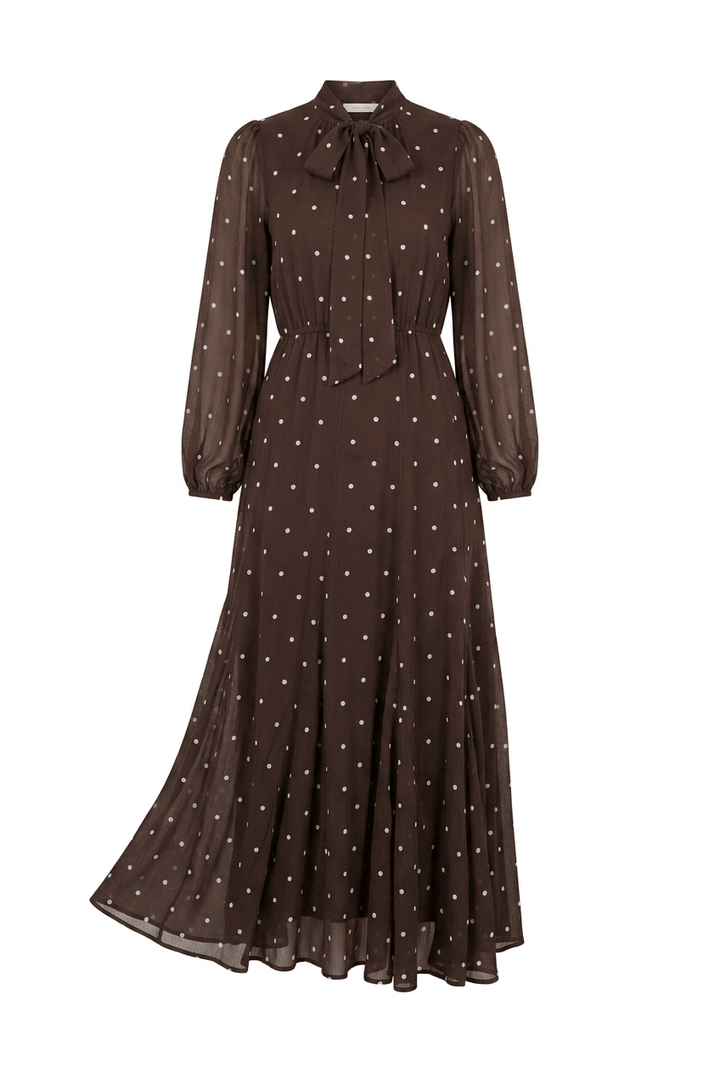 Daniella Dress French Dot | Kjoler | Smuk