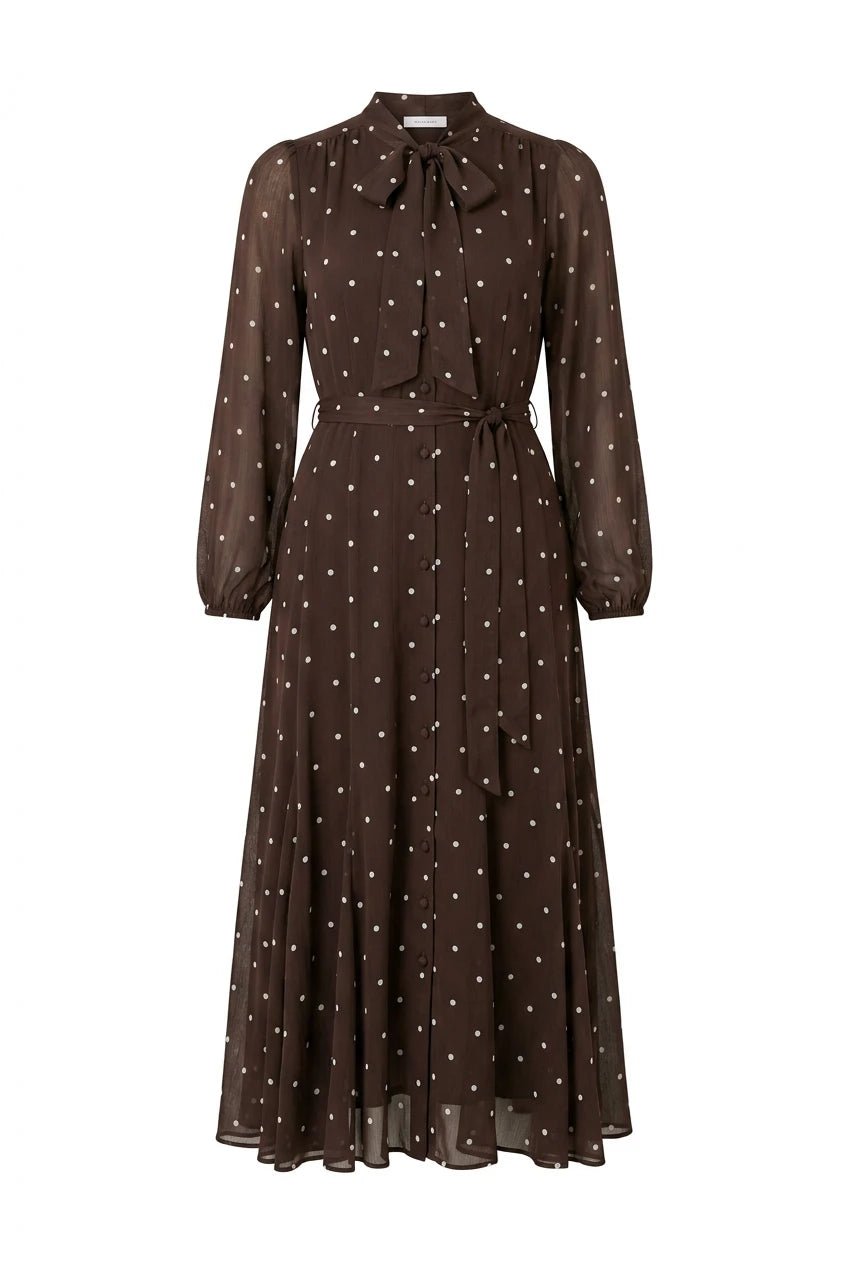 Daniella Dress French Dot | Kjoler | Smuk