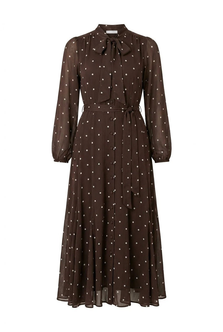 Daniella Dress French Dot | Kjoler | Smuk