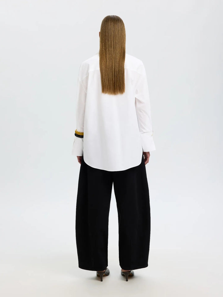 Dannie Ls Oversized Shirt Bright White | Skjorter og bluser | Smuk