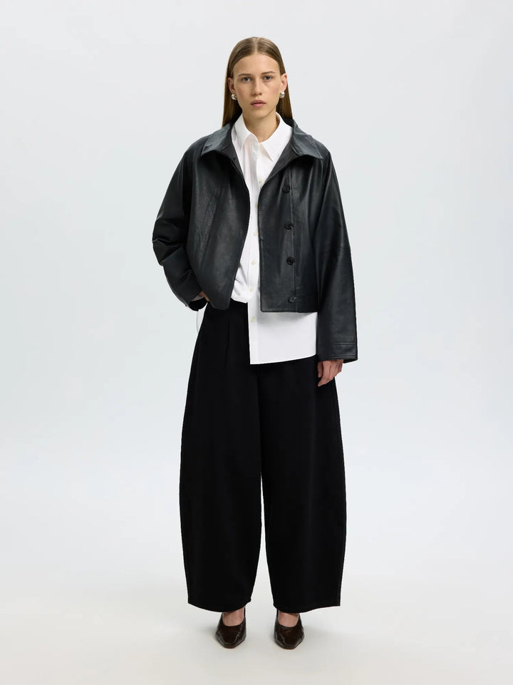 Dannie Ls Oversized Shirt Bright White | Skjorter og bluser | Smuk