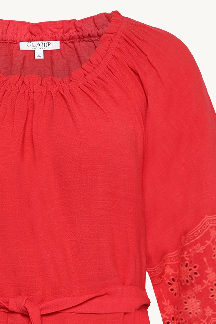Danniella Dress Sweet Red | Kjoler | Smuk - Dameklær på nett