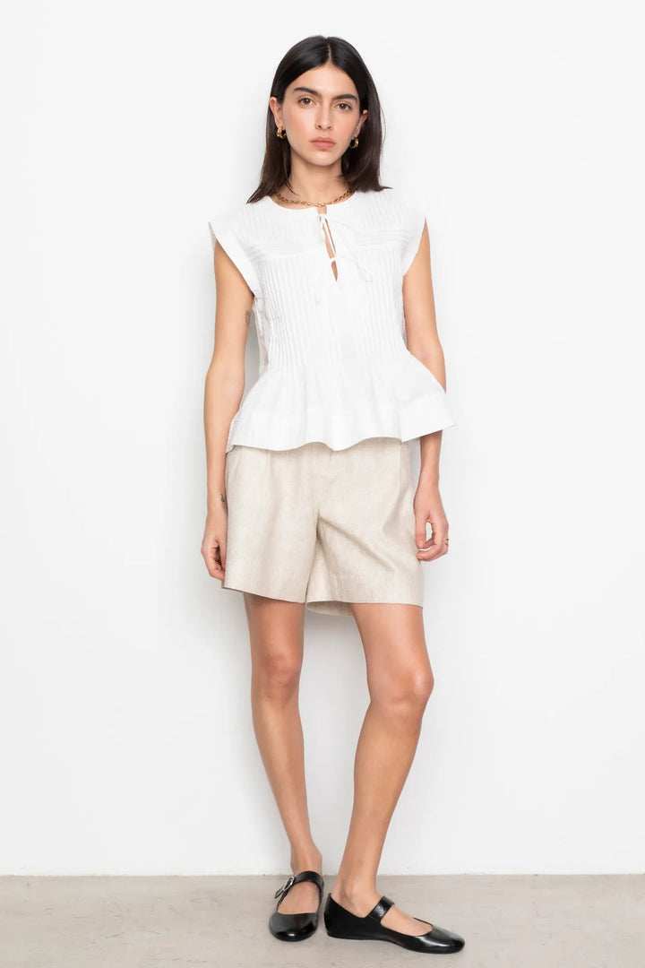 Daria Shorts Sand Melange | Shorts | Smuk