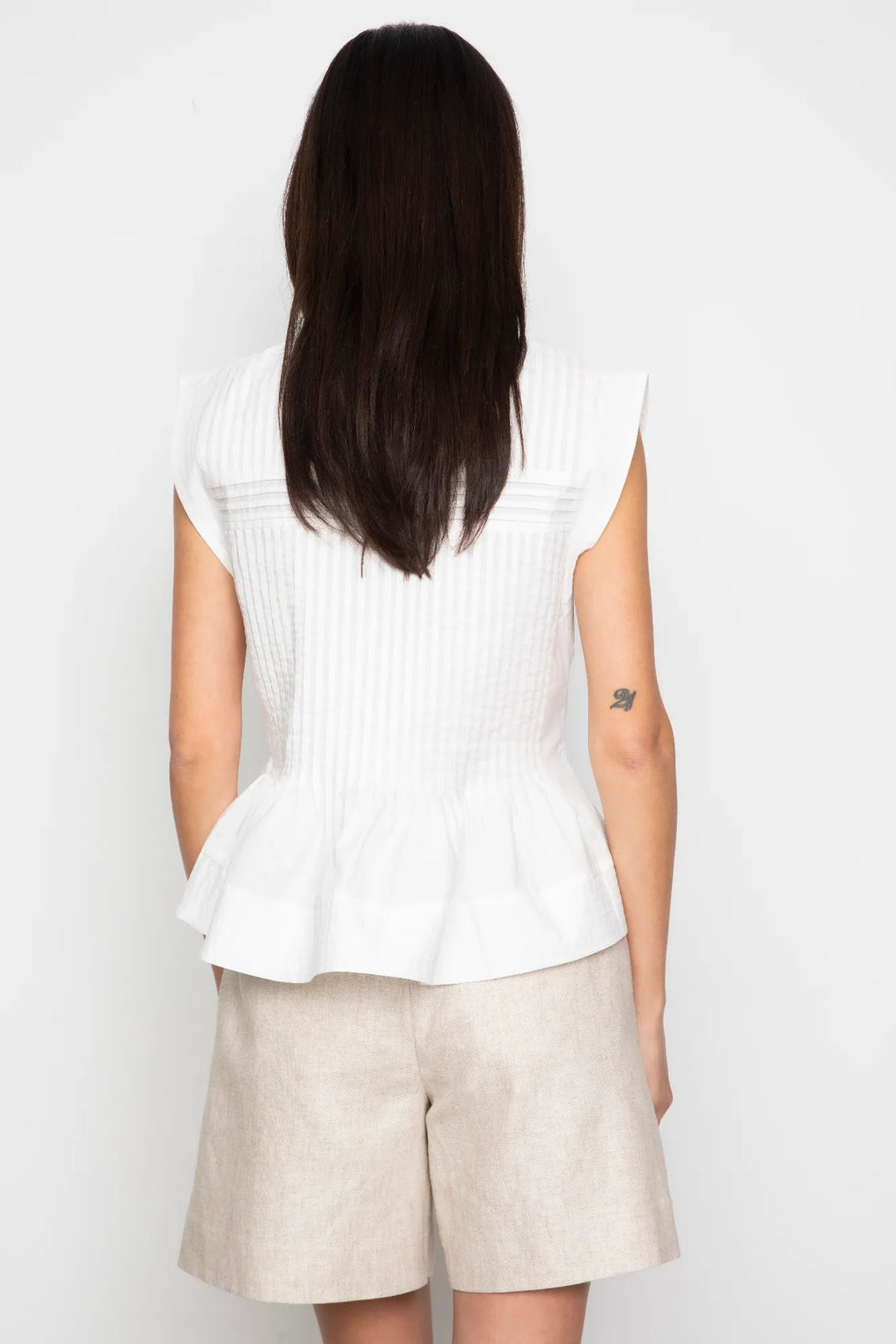 Daria Shorts Sand Melange | Shorts | Smuk