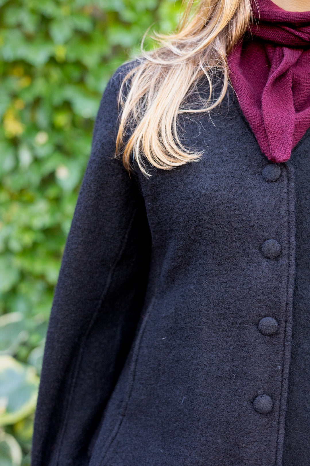 Darla Ls Knit Button Cardigan Black | Genser | Smuk - Dameklær på nett