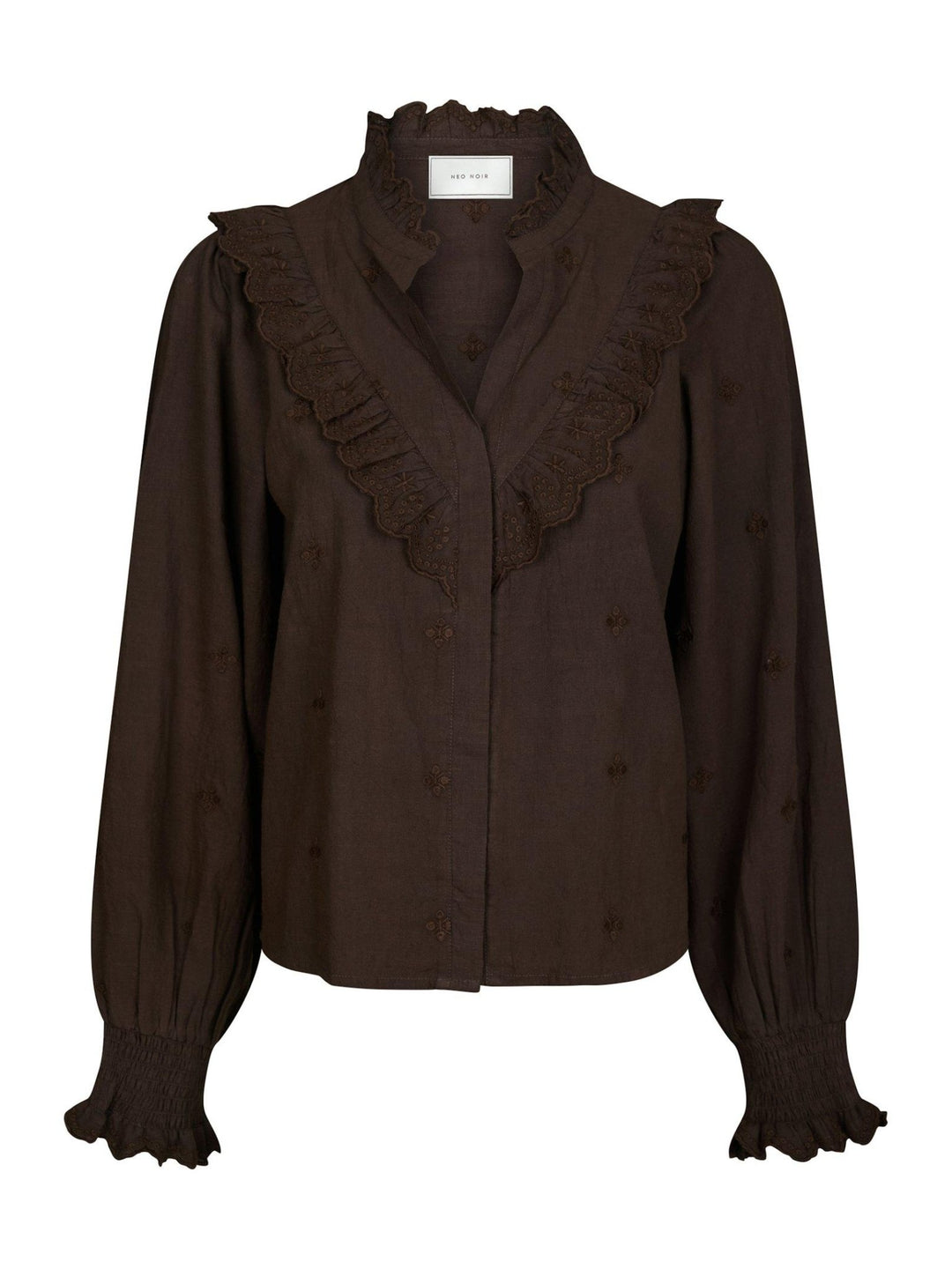 Degas Blouse Dark Brown | Skjorter og bluser | Smuk - Dameklær på nett