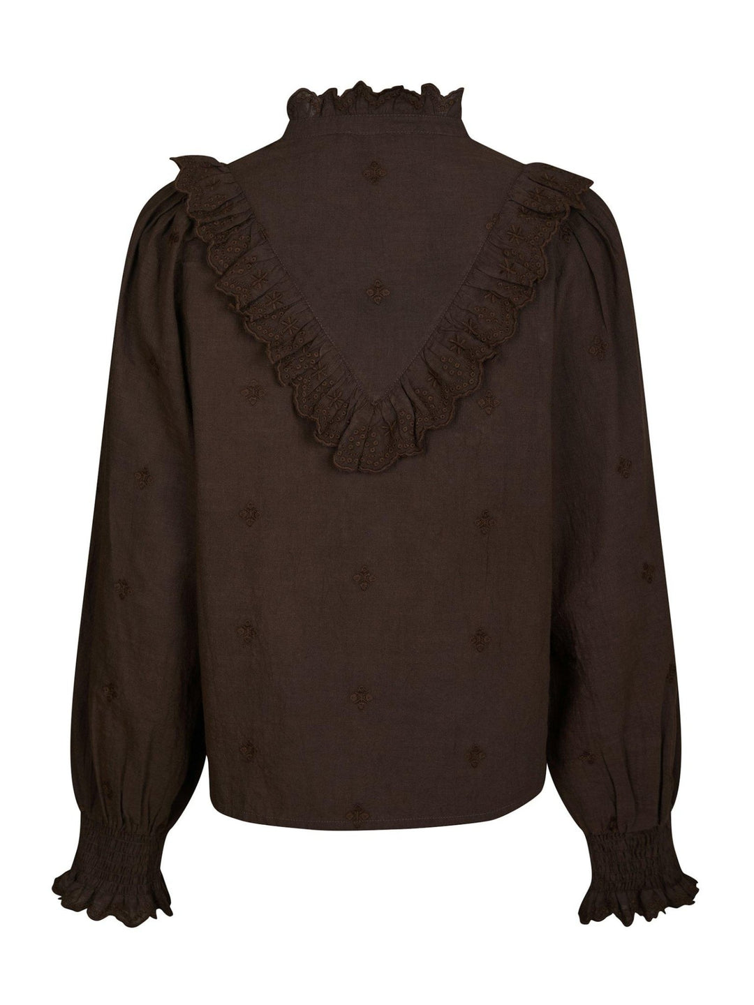Degas Blouse Dark Brown | Skjorter og bluser | Smuk - Dameklær på nett