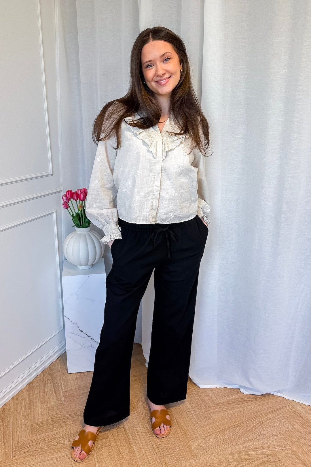 Degas Blouse Ivory | Skjorter og bluser | Smuk - Dameklær på nett