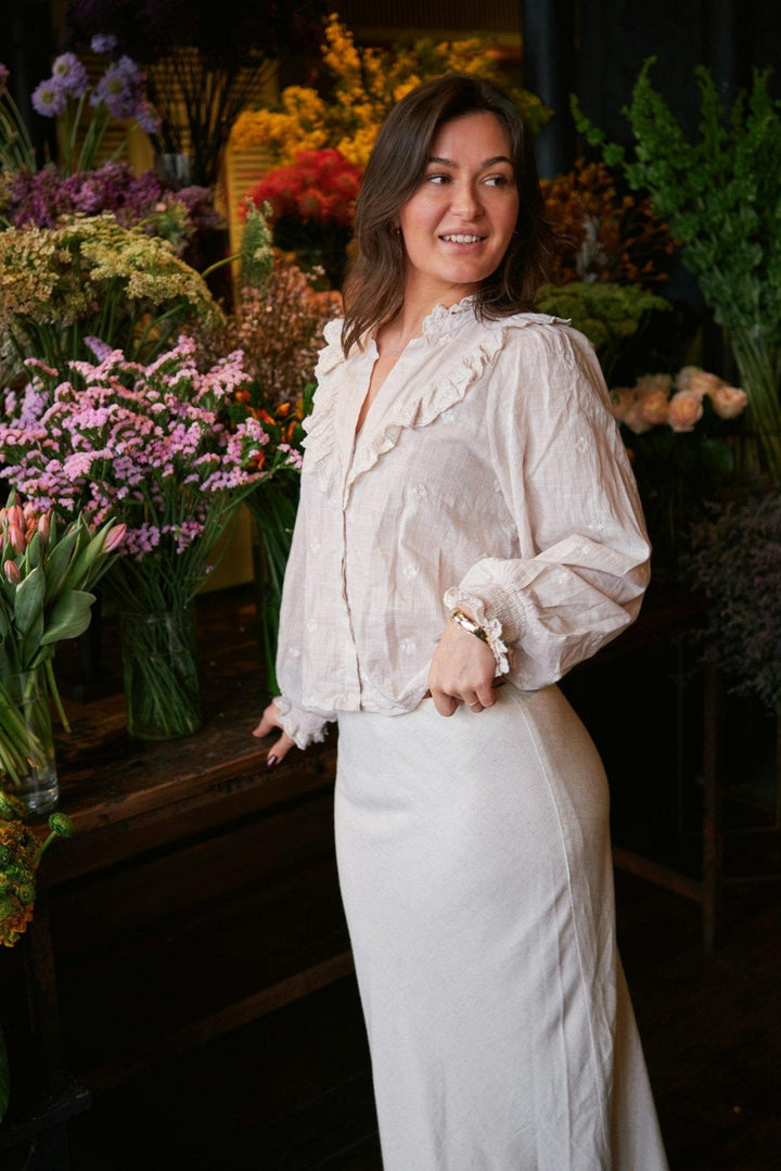 Degas Blouse Ivory | Skjorter og bluser | Smuk - Dameklær på nett