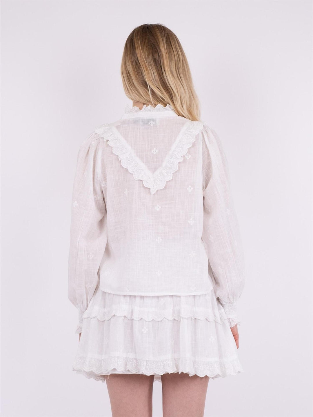 Degas Blouse White | Skjorter og bluser | Smuk - Dameklær på nett