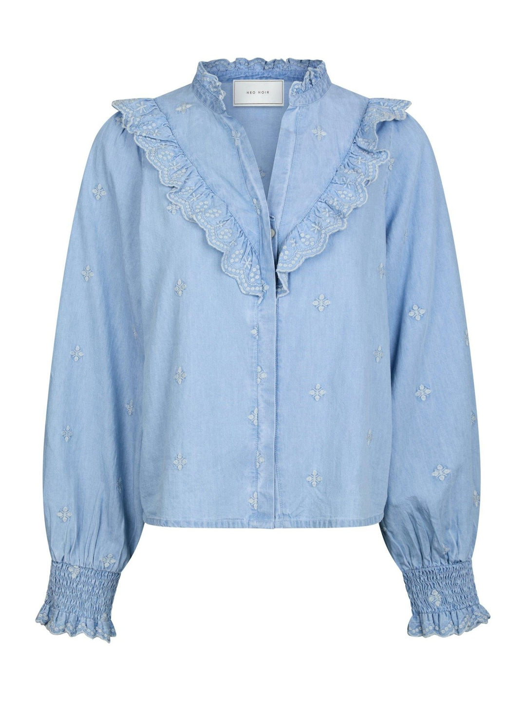 Degas Denim Blouse Light Blue | Skjorter og bluser | Smuk - Dameklær på nett