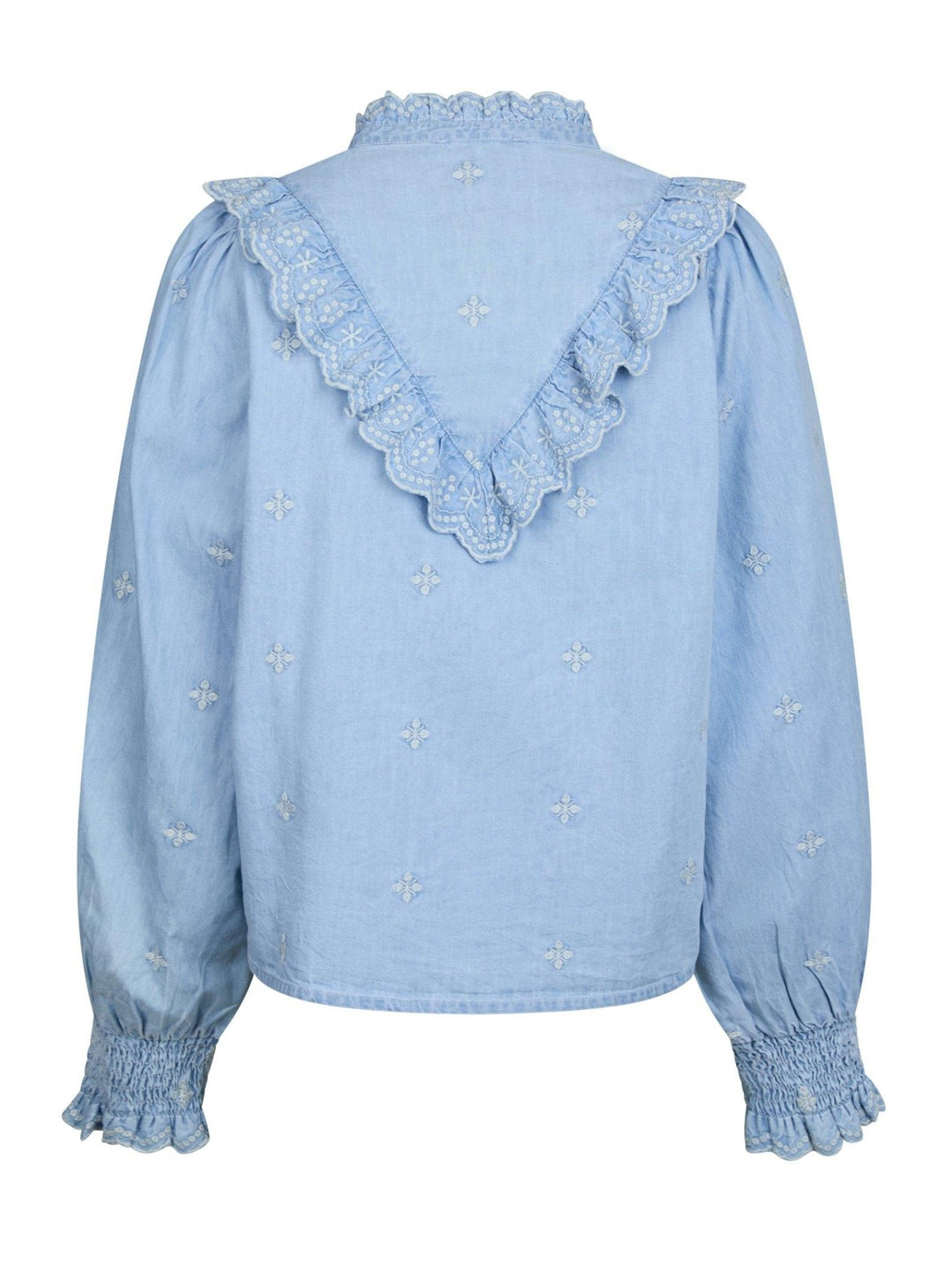 Degas Denim Blouse Light Blue | Skjorter og bluser | Smuk - Dameklær på nett