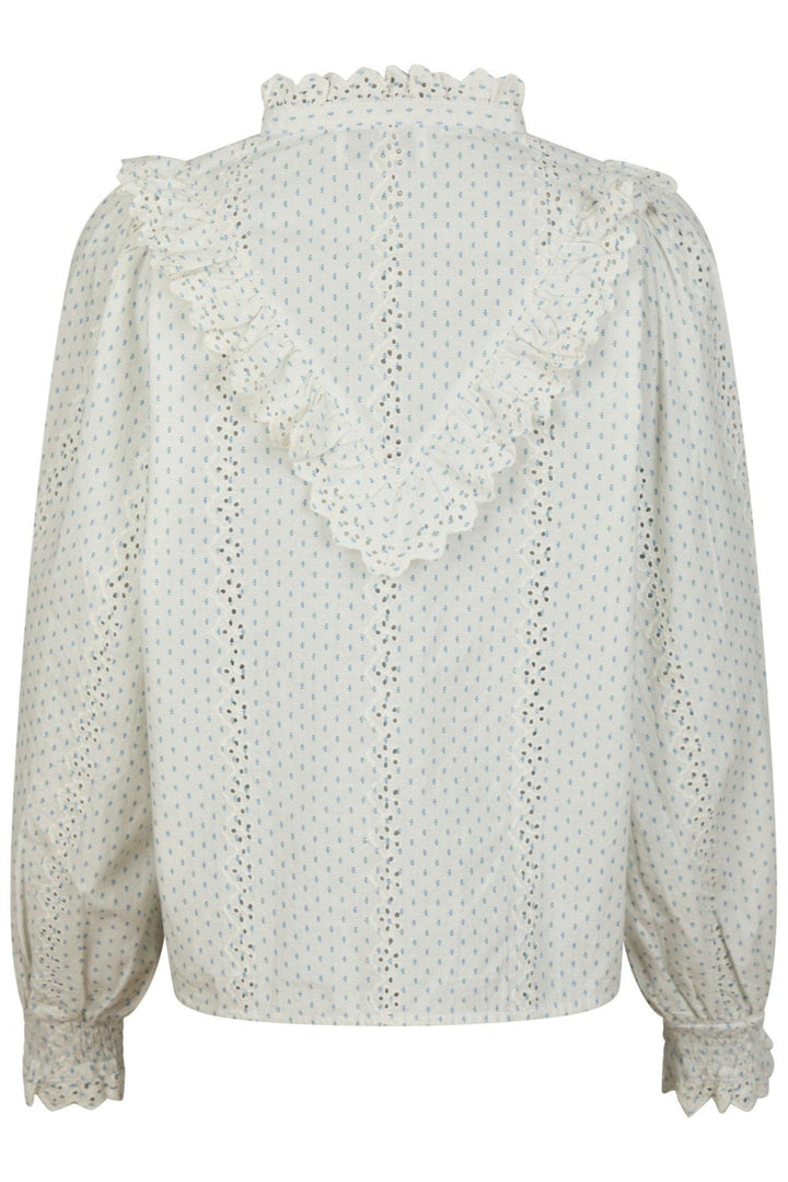 Degas Embroidery Blouse Off White | Skjorter og bluser | Smuk - Dameklær på nett