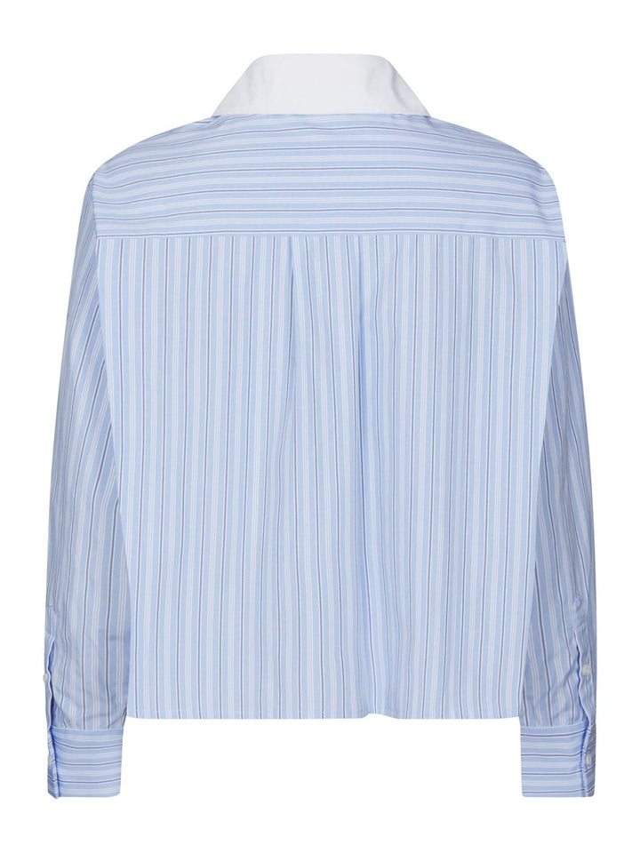 Delfia Stripe Shirt Light Blue Stripe | Skjorter og bluser | Smuk