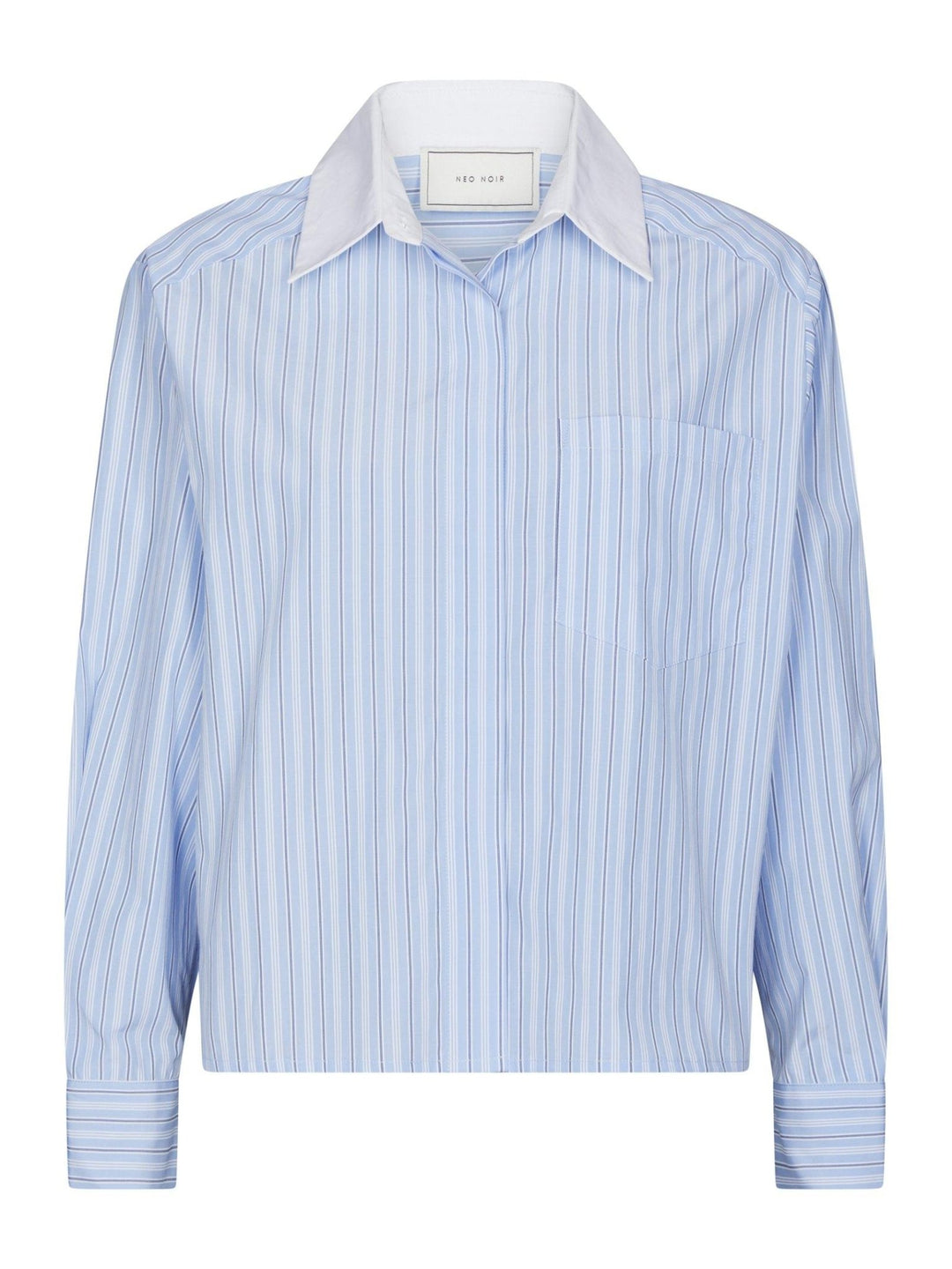 Delfia Stripe Shirt Light Blue Stripe | Skjorter og bluser | Smuk