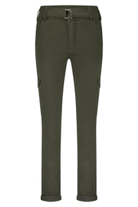 Demi Jog Cargo Pants Dark Green