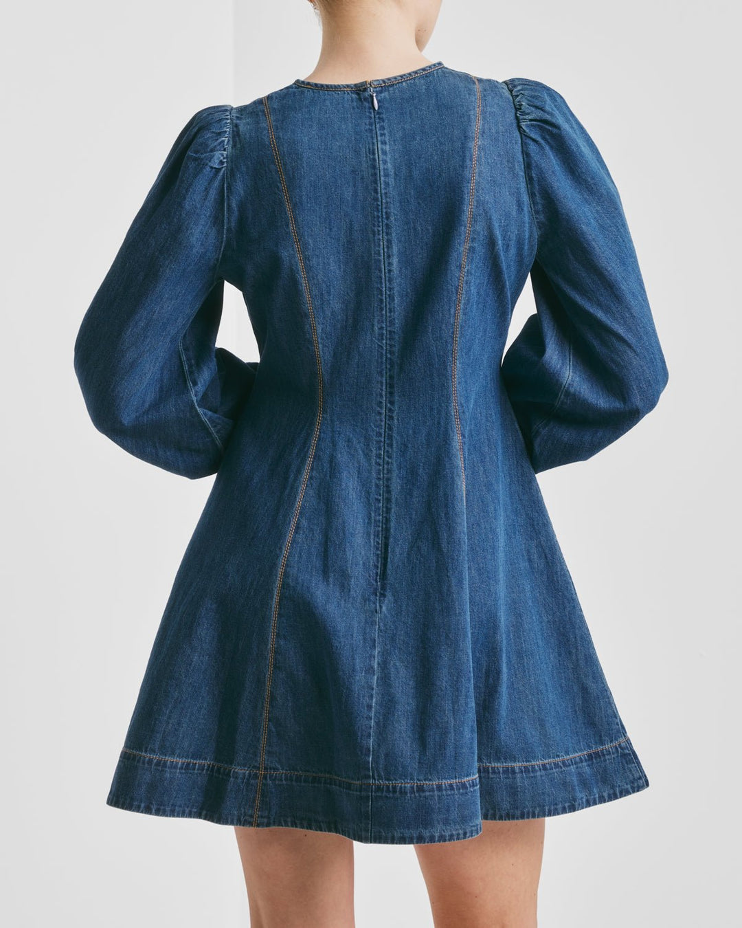 Denim Fitted Dress French Blue | Kjoler | Smuk