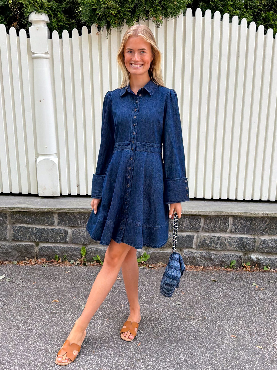 Denim Mini Dress Denim Blue | Kjoler | Smuk