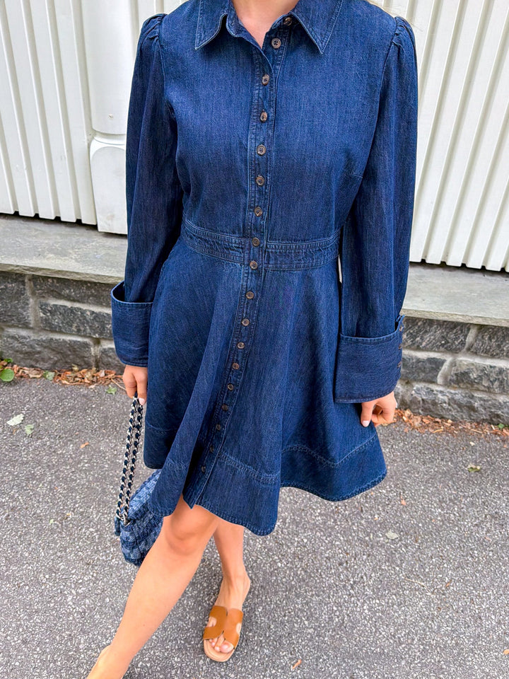 Denim Mini Dress Denim Blue | Kjoler | Smuk