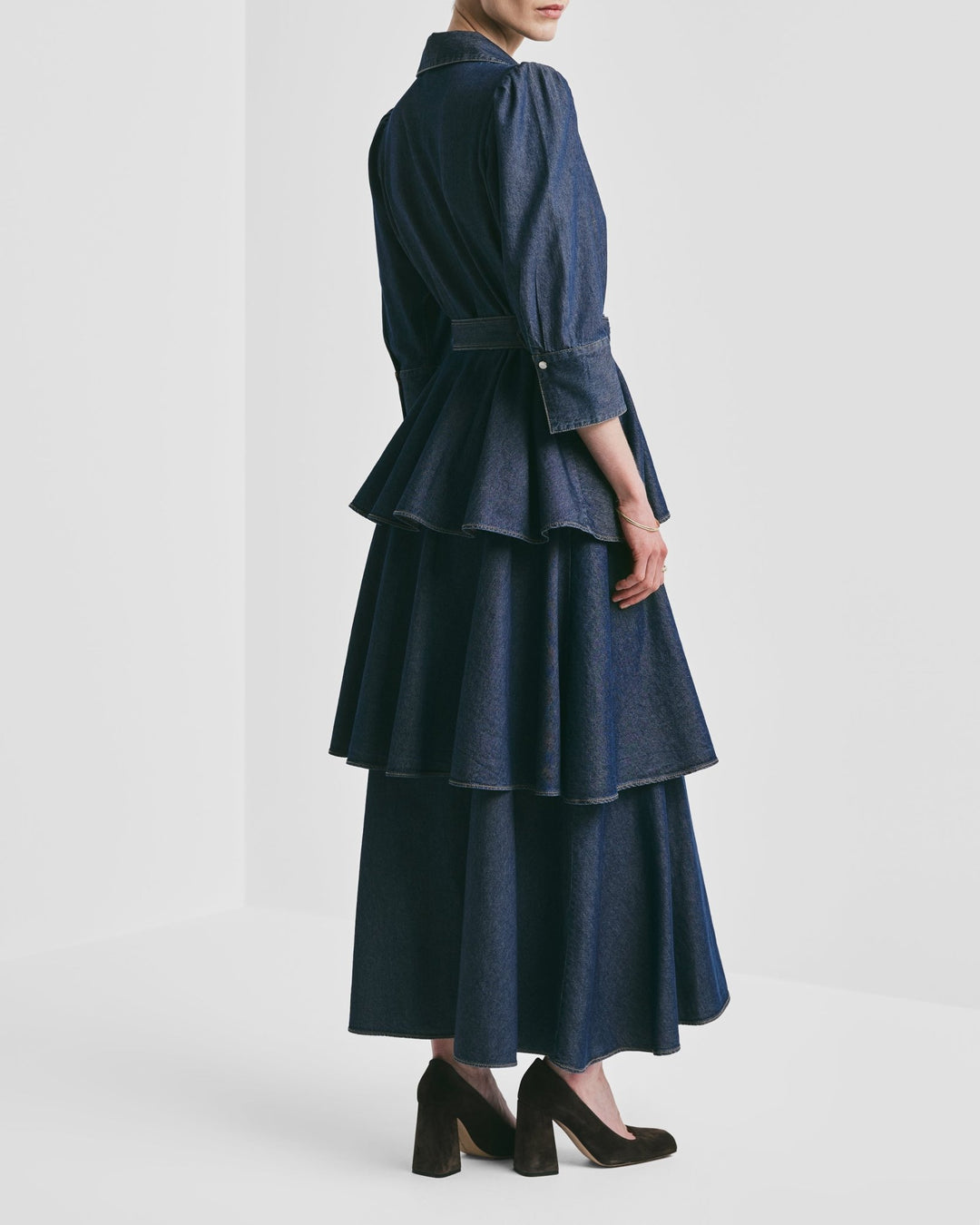 Denim Shirt Dress Dark Blue | Kjoler | Smuk - Dameklær på nett