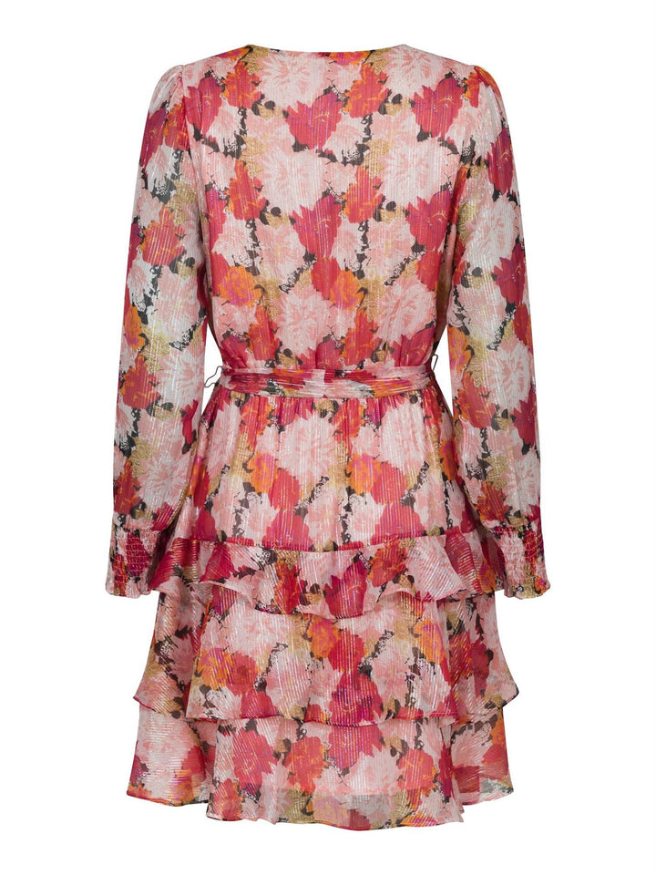 Dennie Maxi Flower Dress Pink | Kjoler | Smuk - Dameklær på nett