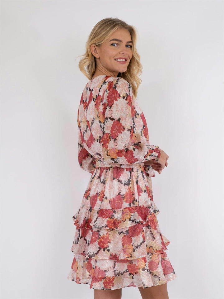 Dennie Maxi Flower Dress Pink | Kjoler | Smuk - Dameklær på nett