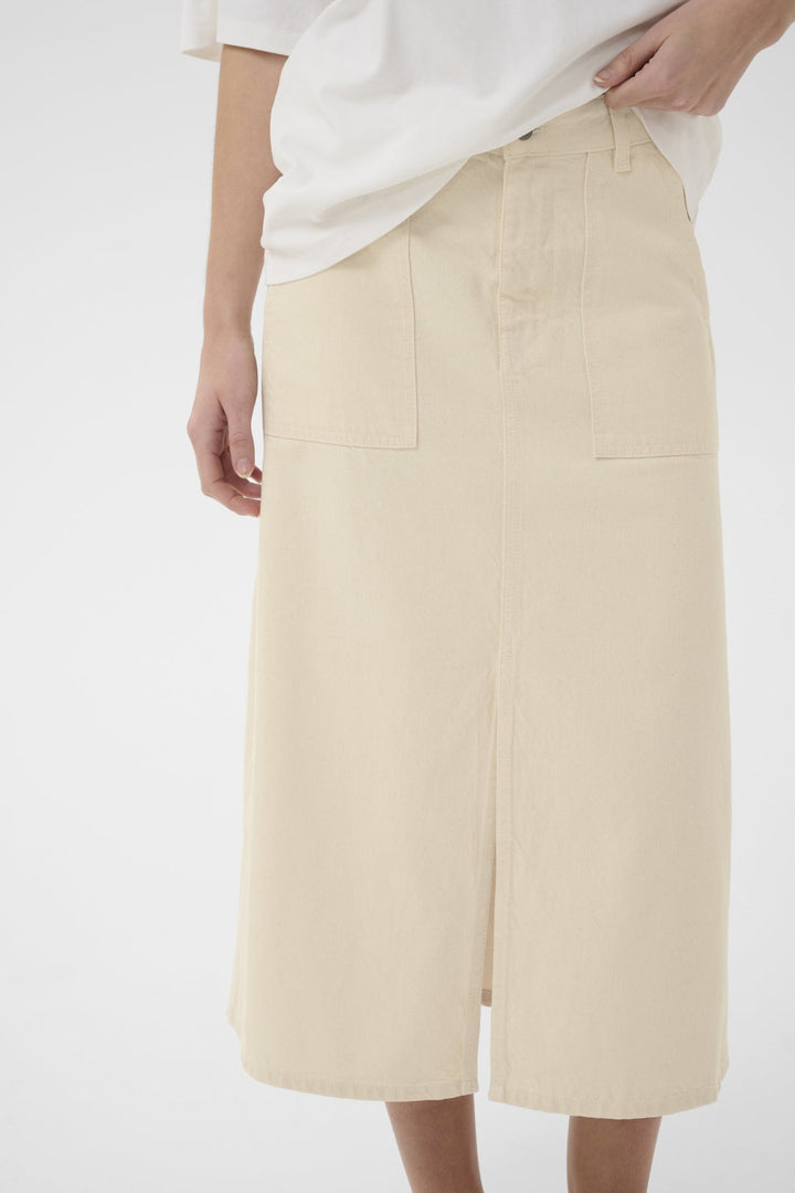 Dilysiw Skirt Ecru Melange | Skjørt | Smuk