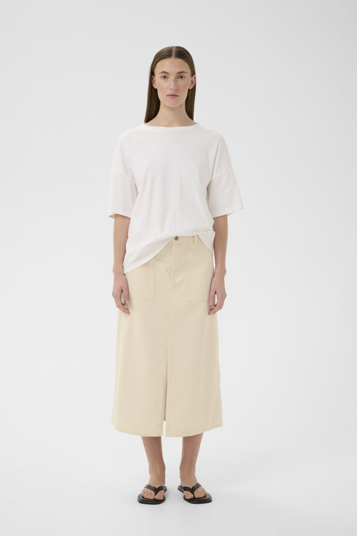 Dilysiw Skirt Ecru Melange | Skjørt | Smuk