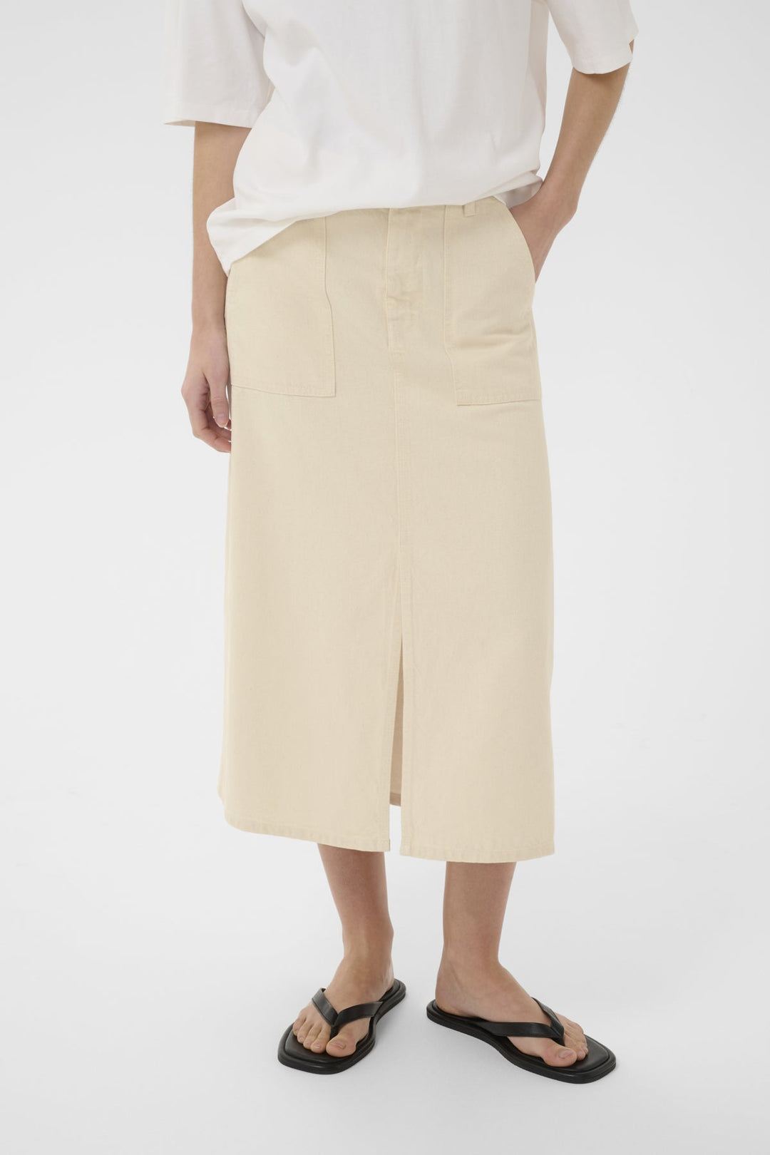 Dilysiw Skirt Ecru Melange | Skjørt | Smuk