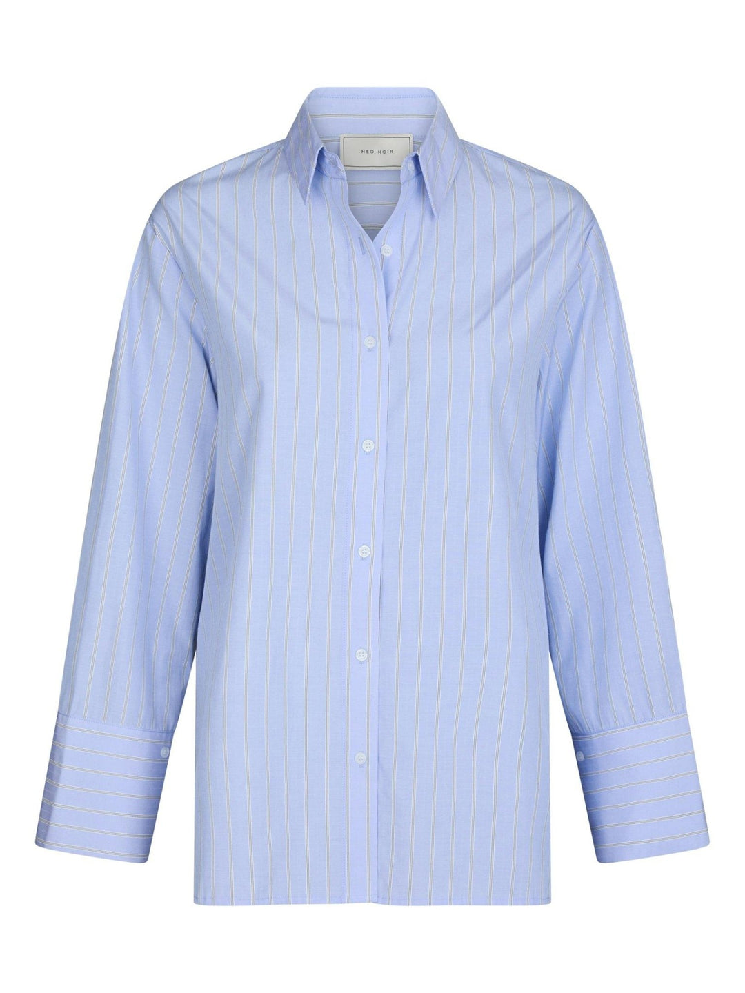 Dita Twin Stripe Shirt Light Blue | Skjorter og bluser | Smuk - Dameklær på nett