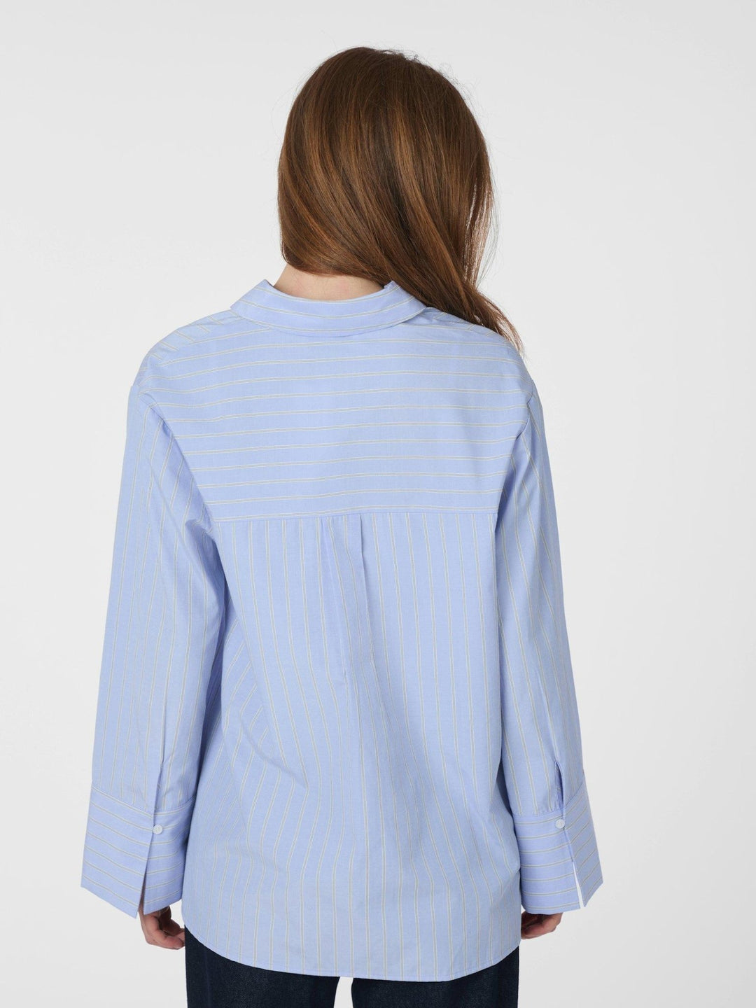 Dita Twin Stripe Shirt Light Blue | Skjorter og bluser | Smuk - Dameklær på nett