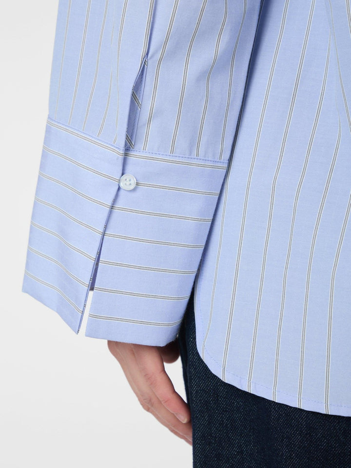 Dita Twin Stripe Shirt Light Blue | Skjorter og bluser | Smuk - Dameklær på nett