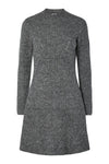 Dolly Ls Knit Dress Medium Grey Melange