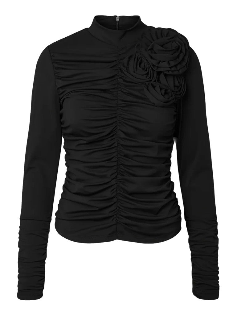Dona Ls Top Black | Topper | Smuk