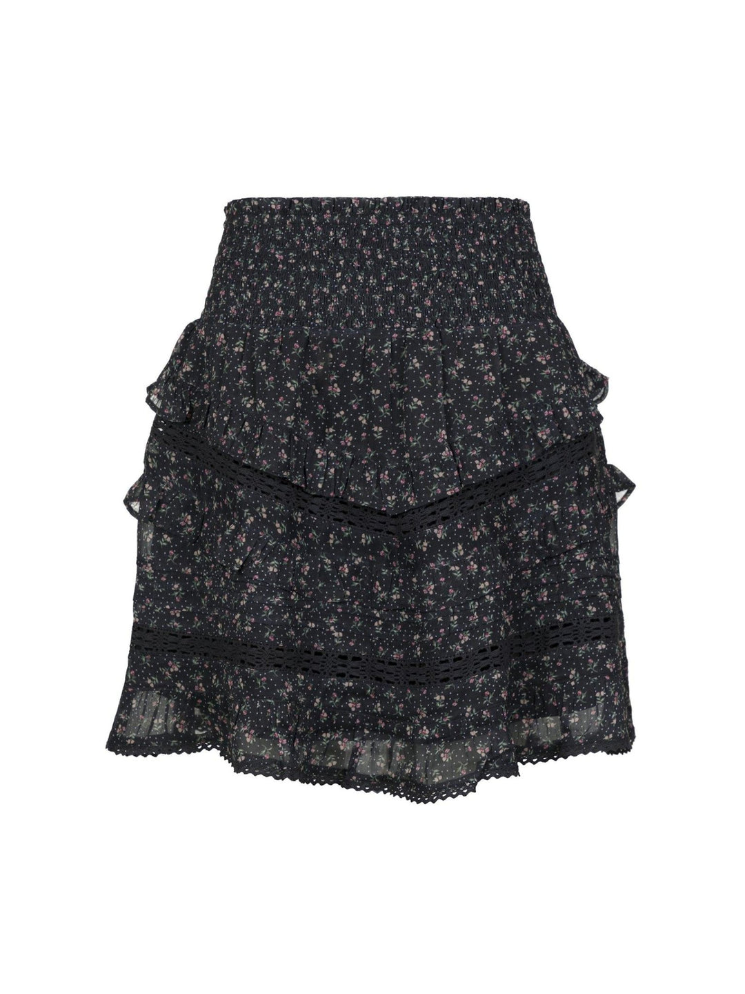 Donna Mini Rose Skirt Black | Skjørt | Smuk - Dameklær på nett