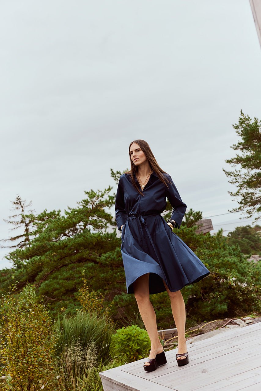 Doria Dress Navy | Kjoler | Smuk