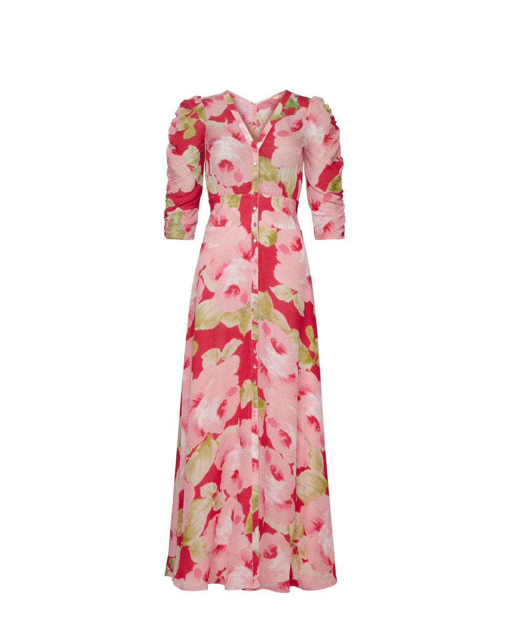 Dotted Georgette Button - Down Dress Romance | Kjoler | Smuk