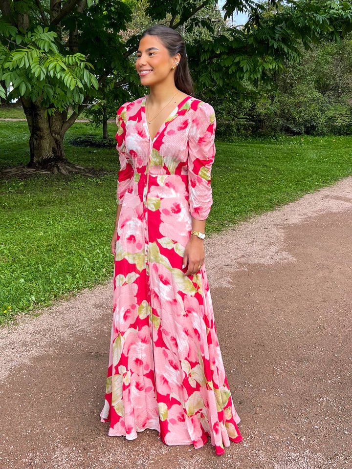 Dotted Georgette Button - Down Dress Romance | Kjoler | Smuk