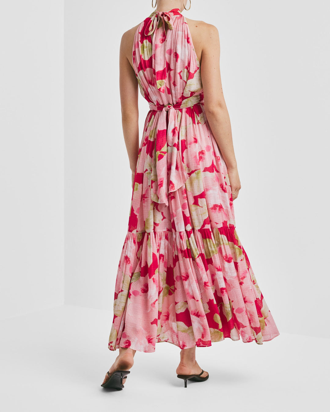 Dotted Georgette Halterneck Dress Romance | Kjoler | Smuk