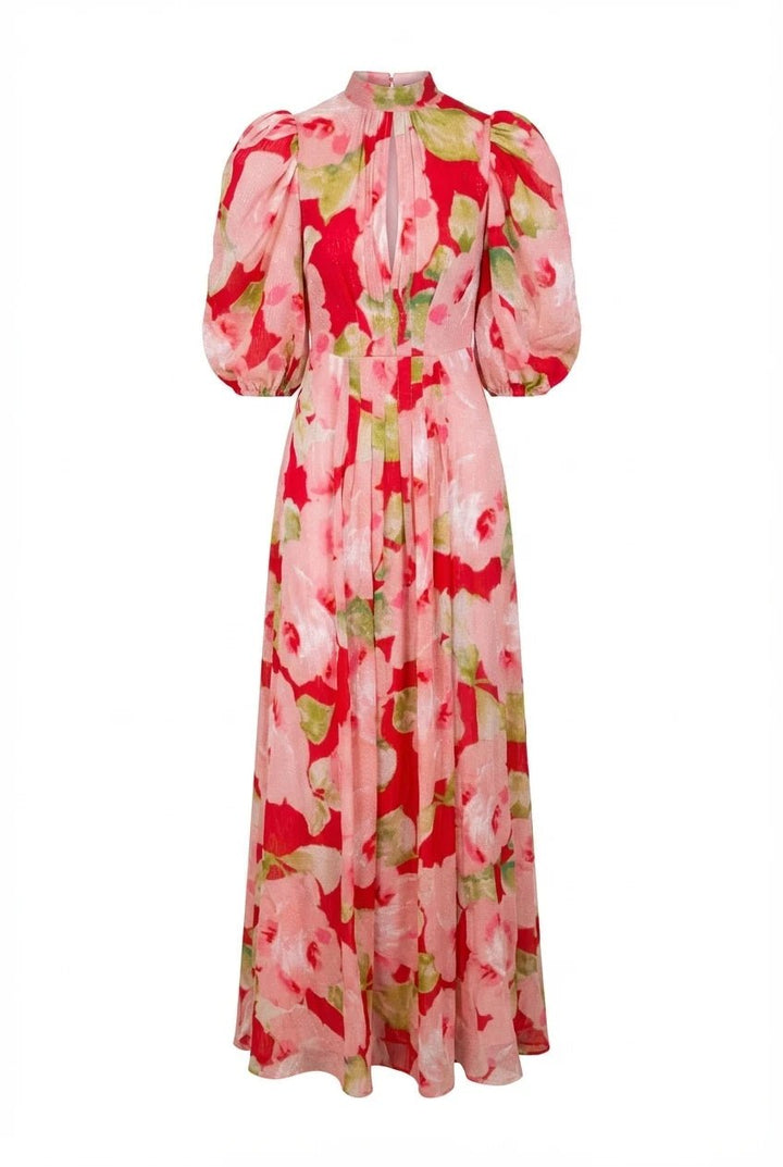 Dotted Georgette Tieback Gown Romance | Kjoler | Smuk