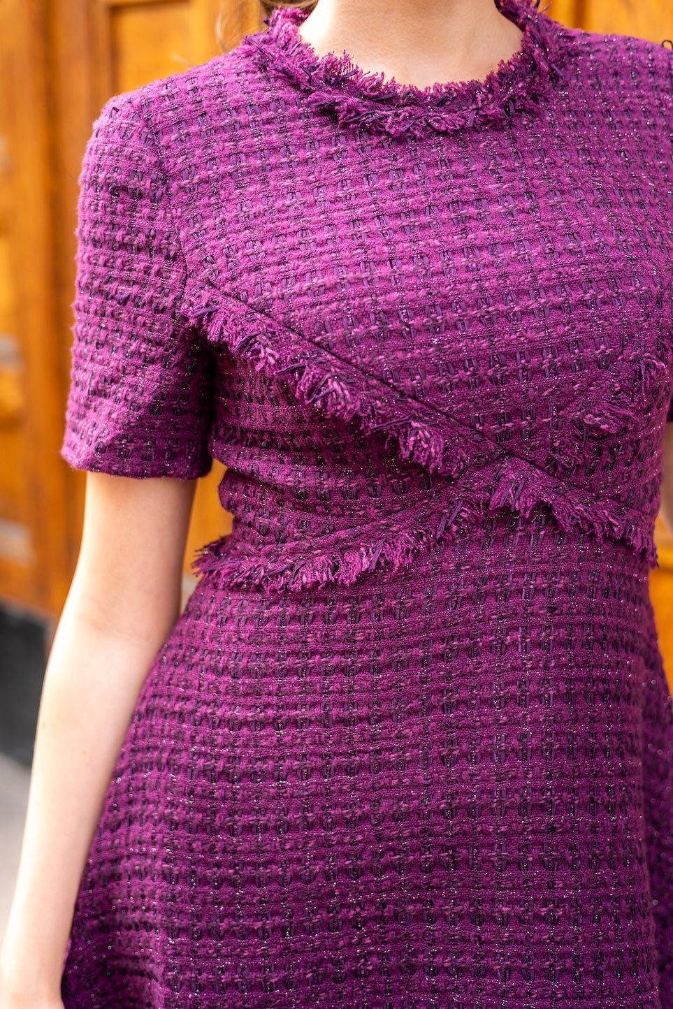 Dottie Mini Dress Burgundy | Kjoler | Smuk - Dameklær på nett